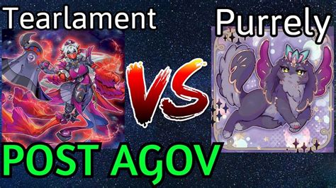 Tearlament Vs Purrely POST AGOV Yu Gi Oh YouTube