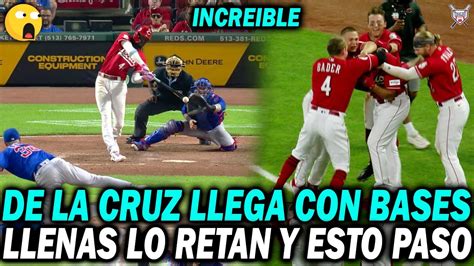 Elly De La Cruz Llega Con Bases Llenas Vs Cubs Lo Retaron Y Los Deja En