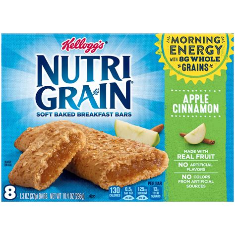 Kelloggs Nutri Grain Cereal Bars 8pk Apple Cinnamon