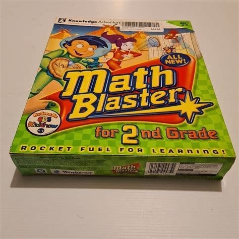 Used Math Blaster For 2nd Grade Cd Rom Ages 6 8 From Knowledge