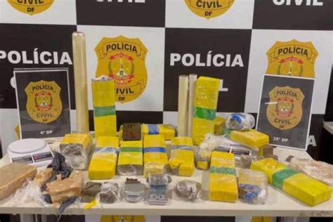 Operação da PCDF apreende maconha e crack avaliados em R 50 mil