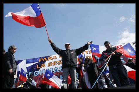 Chile Marcha Por La Reforma Laboral