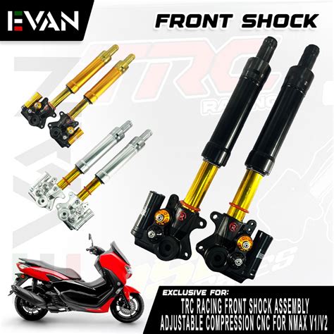 Evan Ph Trc Front Shock Assembly Adjustable Compression Cnc For Nmax V