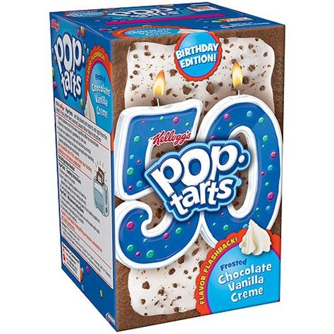 Kellogg S Pop Tarts Birthday Edition Frosted Chocolate Vanilla Creme