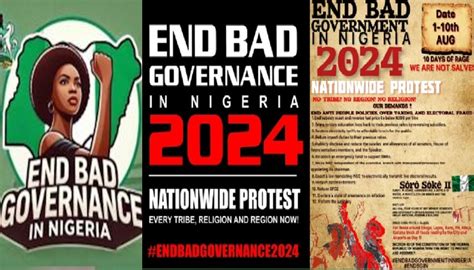 Anti Bad Governance Protests Kicks Off In Nigeria ThePointNG