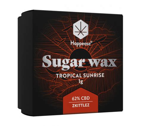 Extracto Resina Happease Sugar Wax Tropical Sunrise 62 CBD 1g