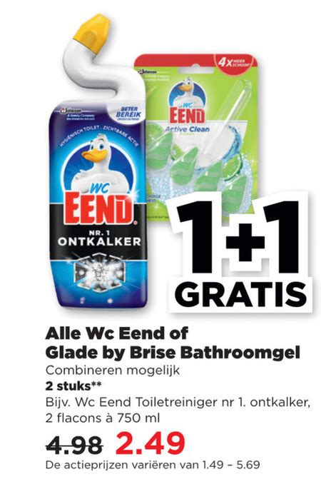 WC Eend Luchtverfrisser Toiletreiniger Folder Aanbieding Bij Plus