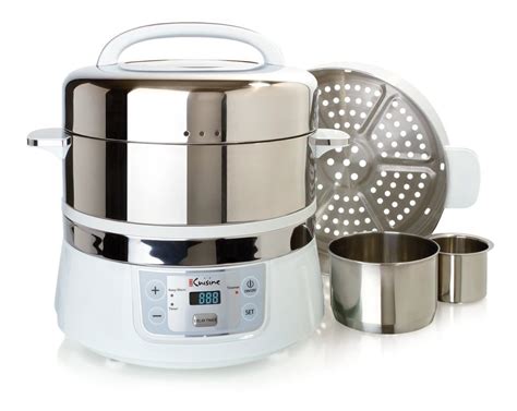 Euro Cuisine Fs2500 Electric Stainless Steel Food Steamer How It Works