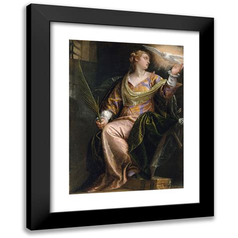 Paolo Veronese X Black Modern Framed Museum Art Print Titled