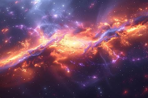 Premium Photo Colorful Space Filled With Stars