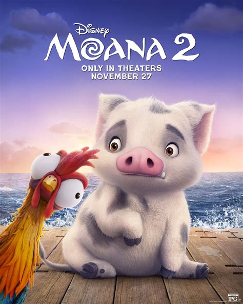 Moana 2 Pua And Heihei Character Posters Moviefone