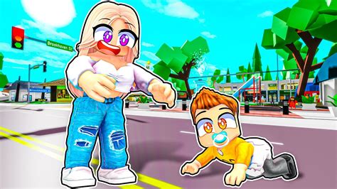 ZOSTAŁAM MAMĄ BABY SMILESLOW na Brookhaven RP w ROBLOX YouTube