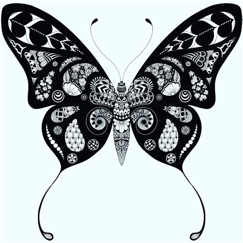 Zentangle Color Butterfly