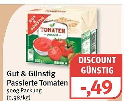 Gut Günstig Passierte Tomaten Angebot bei Feneberg