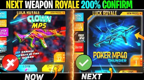 Next Weapon Royale Freefire New Weapon Royale Free Fire Next