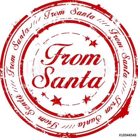 From Santa Stamp Buy This Stock Vector And Explore Similar Vectors At Adobe Stock Santa