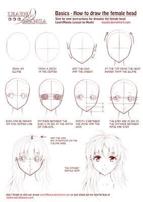 Anime Female Head Base