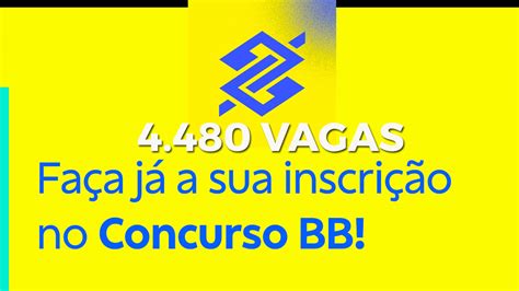 Concurso Banco Do Brasil Inscri O Termina Neste S Bado Pela