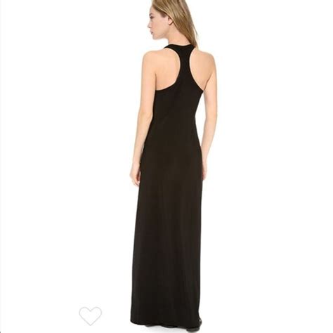 Norma Kamali Dresses Kamalikulture Go Racer Maxi Dress Black Size