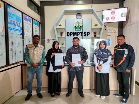 Permudah Izin Pelaku Usaha Juangjek Mou Dengan Dpmptsp Bireuen