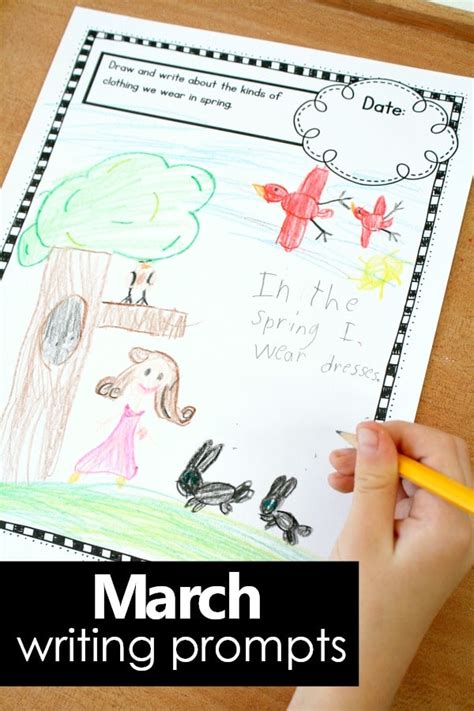 March Writing Journal Prompts for Kids - Fantastic Fun & Learning