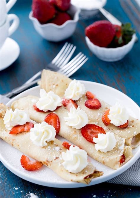 Strawberry Mascarpone Crepes Will Be Perfect For A Light Brunch And Or