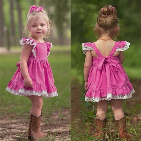 ALijET Baby Girls Dress Summer Clothing 2019 Infant Kids Lace Sundress ...