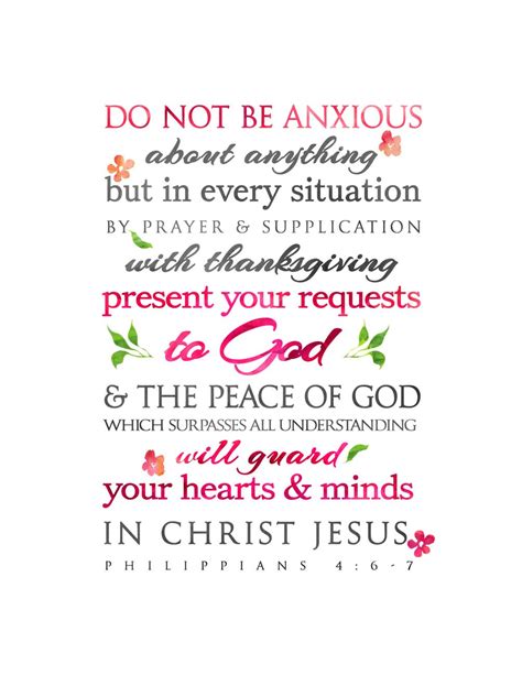 Philippians 4 6 7 Printable