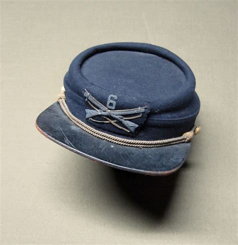 6th Massachusetts Infantry Officers Forage Cap SOLD J Mountain