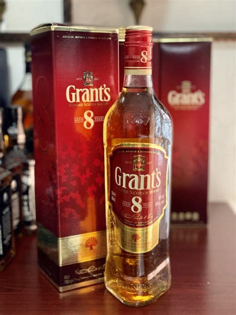 Grant's Whisky Aged 8 Years, Food & Drinks, Alcoholic Beverages on ...
