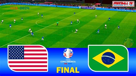 USA Vs BRAZIL FINAL Copa America 2024 Full Match All Experimente A