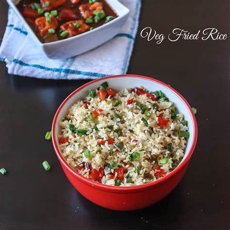 Veg Fried Rice Indian Style Relish The Bite