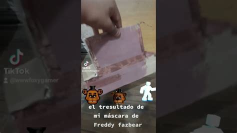 mi máscara de Freddy fazbear YouTube