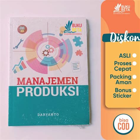 Jual Manajemen Produksi Daryanto Di Lapak Buku Beta Bukalapak