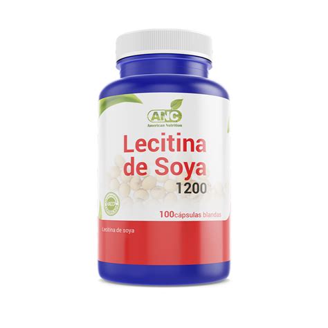 Lecitina de soya 1200 100 cápsulas ANC Nutrición