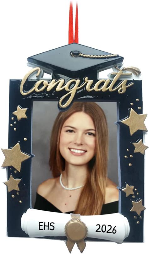 Personalized Graduation Picture Frame Ornament Graduation Photo Frame Ornament