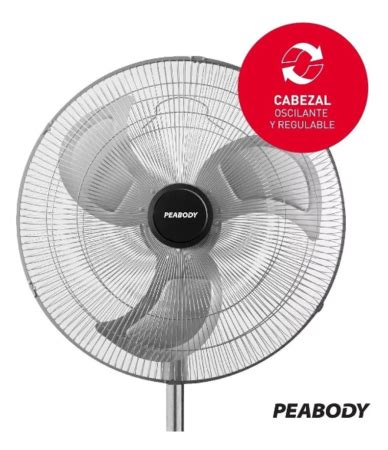 Ventilador De Pie Peabody Industrial PE VI300 3 Velocidades Peabody