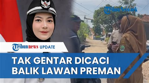 Sosok Indah Aprianti Kades Subang Yang Lawan Preman Penolak