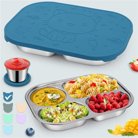 Stainless Steel Bento Lunch Boxleakproof Metal Lunch Box