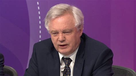 Immigration Should Rise And Fall After Brexit David Davis Says Bbc News