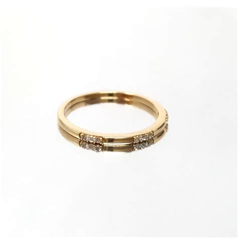 Anillo churumbela en Oro amarillo de 14K con Diamantes Joyería Ruben