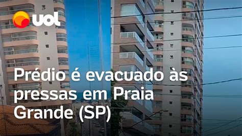 Pr Dio Na Praia Grande Em S O Paulo Evacuado Risco De Cair