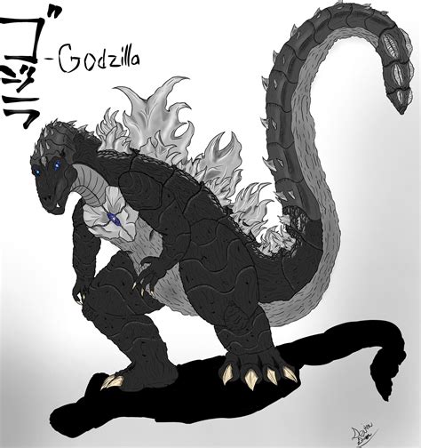 My Godzilla Redesign For My “godzilla Legends” Series R Godzilla