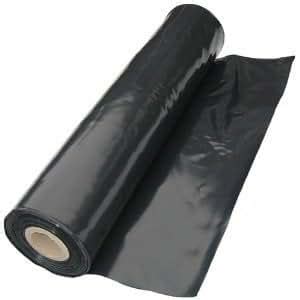 Black Heavy Duty Polythene Plastic Roll Sheeting Dpm Dpc Damp Proof