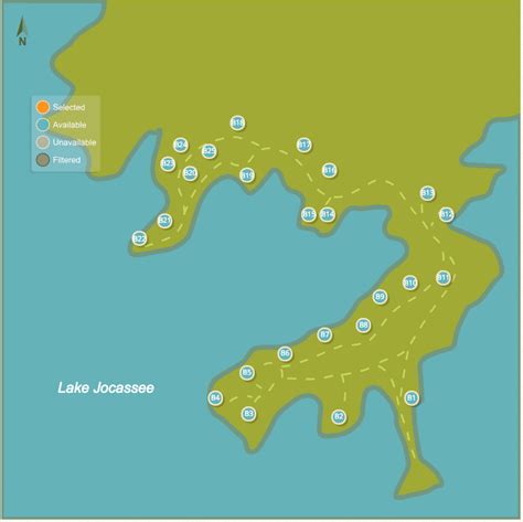 Devils Fork State Park Map