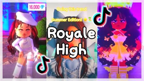 Roblox Tik Tok Compilation Today Roblox Royale High Tik Tok