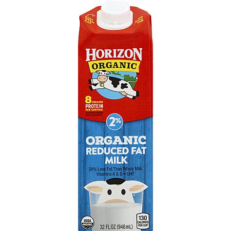 Horizon Organic Reduced Fat Milk Fl Oz Carton Pantry Foodtown