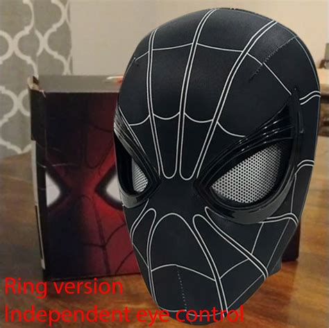 Spider Man Mask With D Lenses Movable Eyes Mechanical Eye Mask