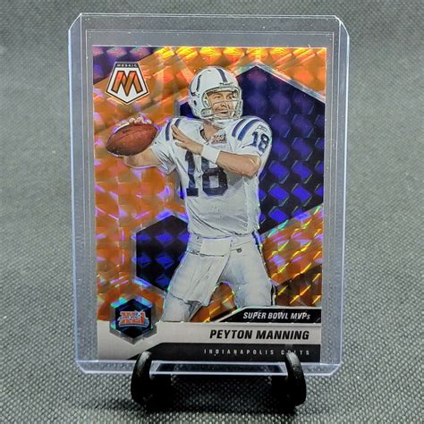 Mosaic Peyton Manning Super Bowl Mvps Reactive Orange Prizm