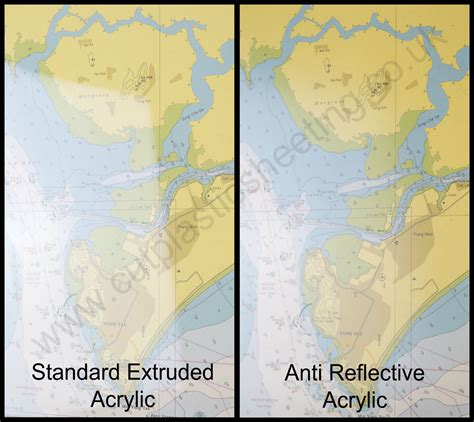 Clear Anti Reflective Acrylic Sheet 2mm 3mm Cps